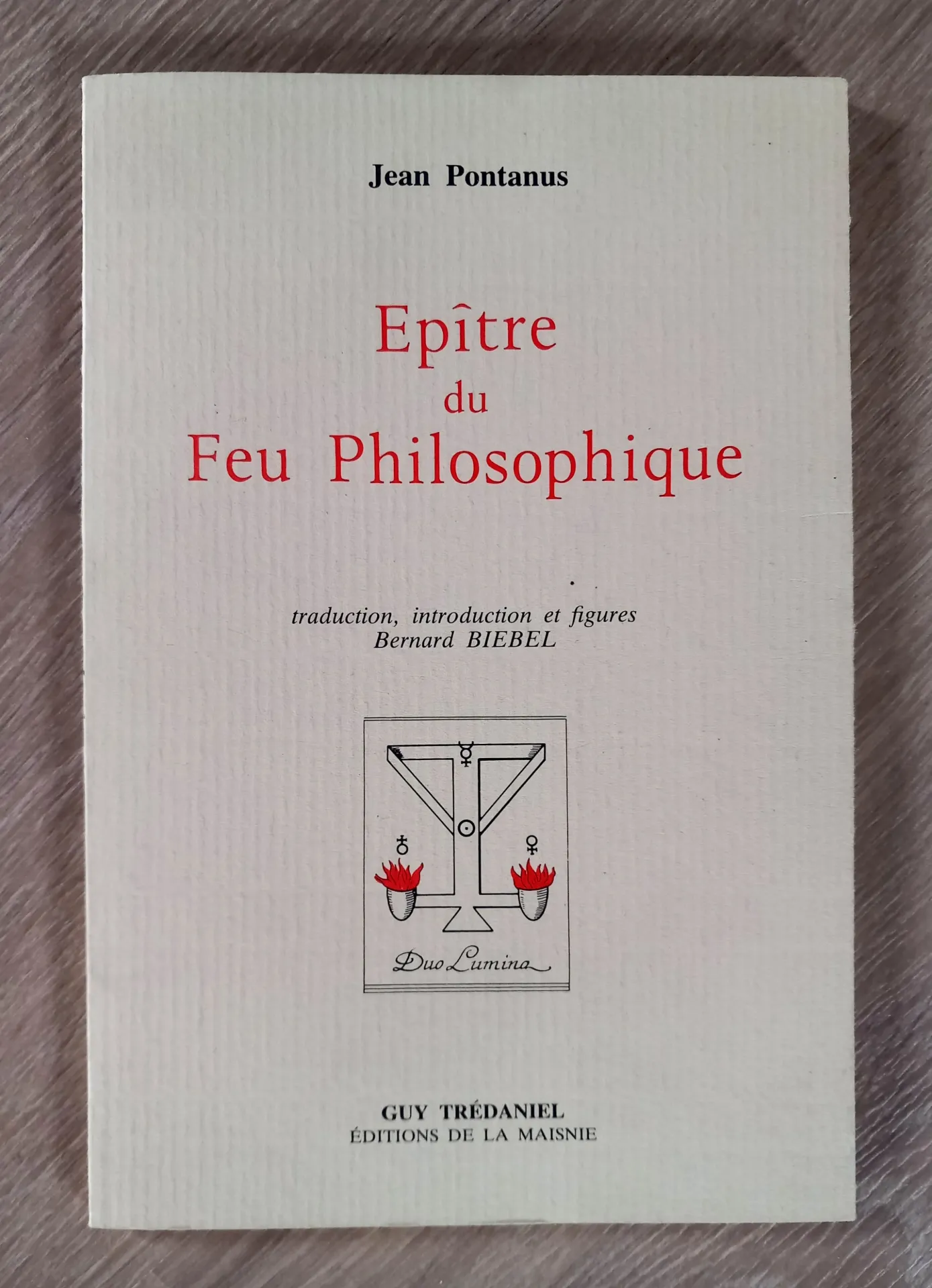 Epître du Feu Philosophique (Jean Pontanus)