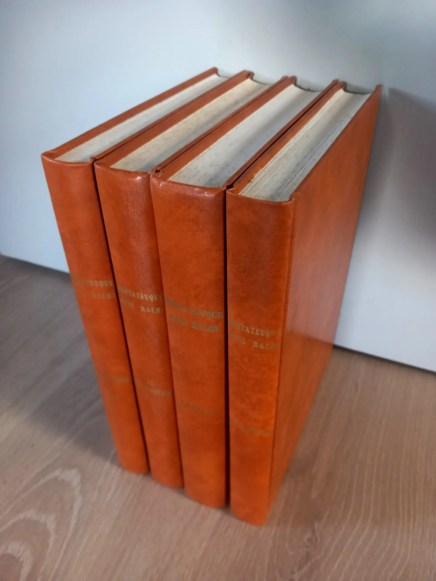 Lot : 4 tomes - Pentateuque avec Rachi