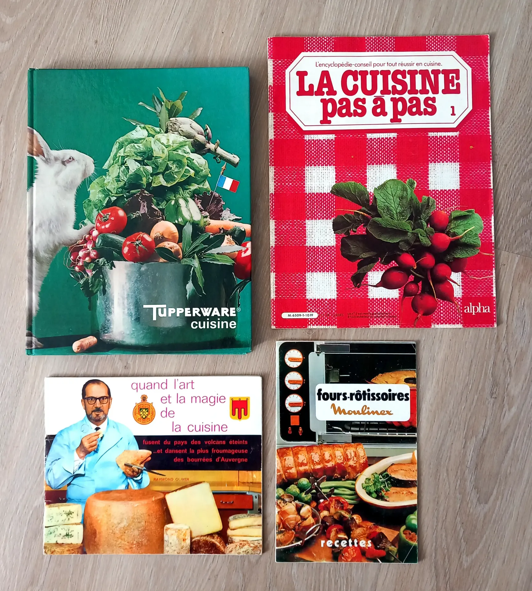 Lot : 4 livres de cuisine