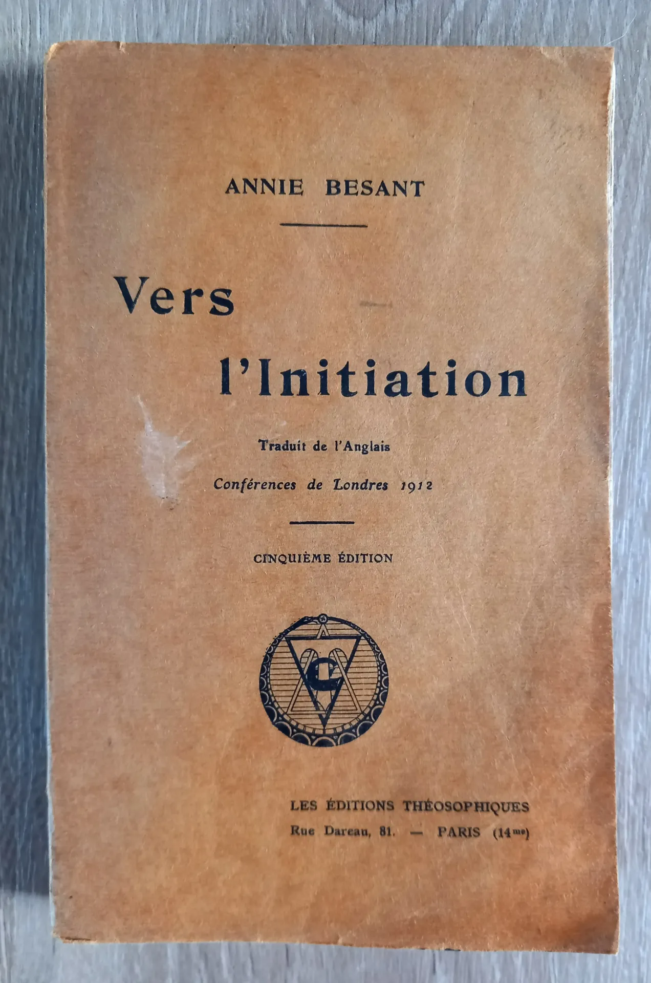 Vers l'initiation - 1912 (Annie Besant)