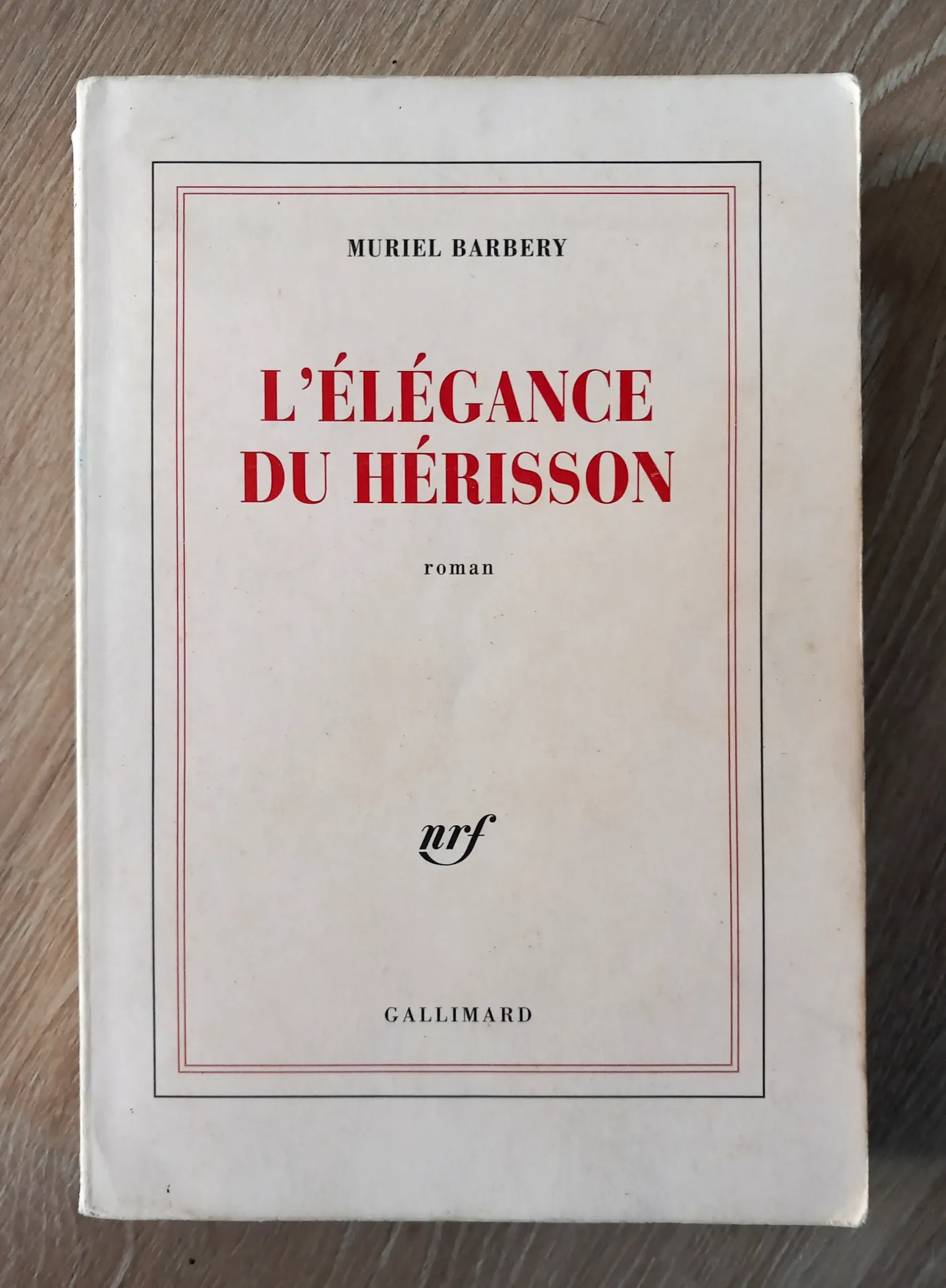 L'élégance du hérisson (Muriel Barbery)