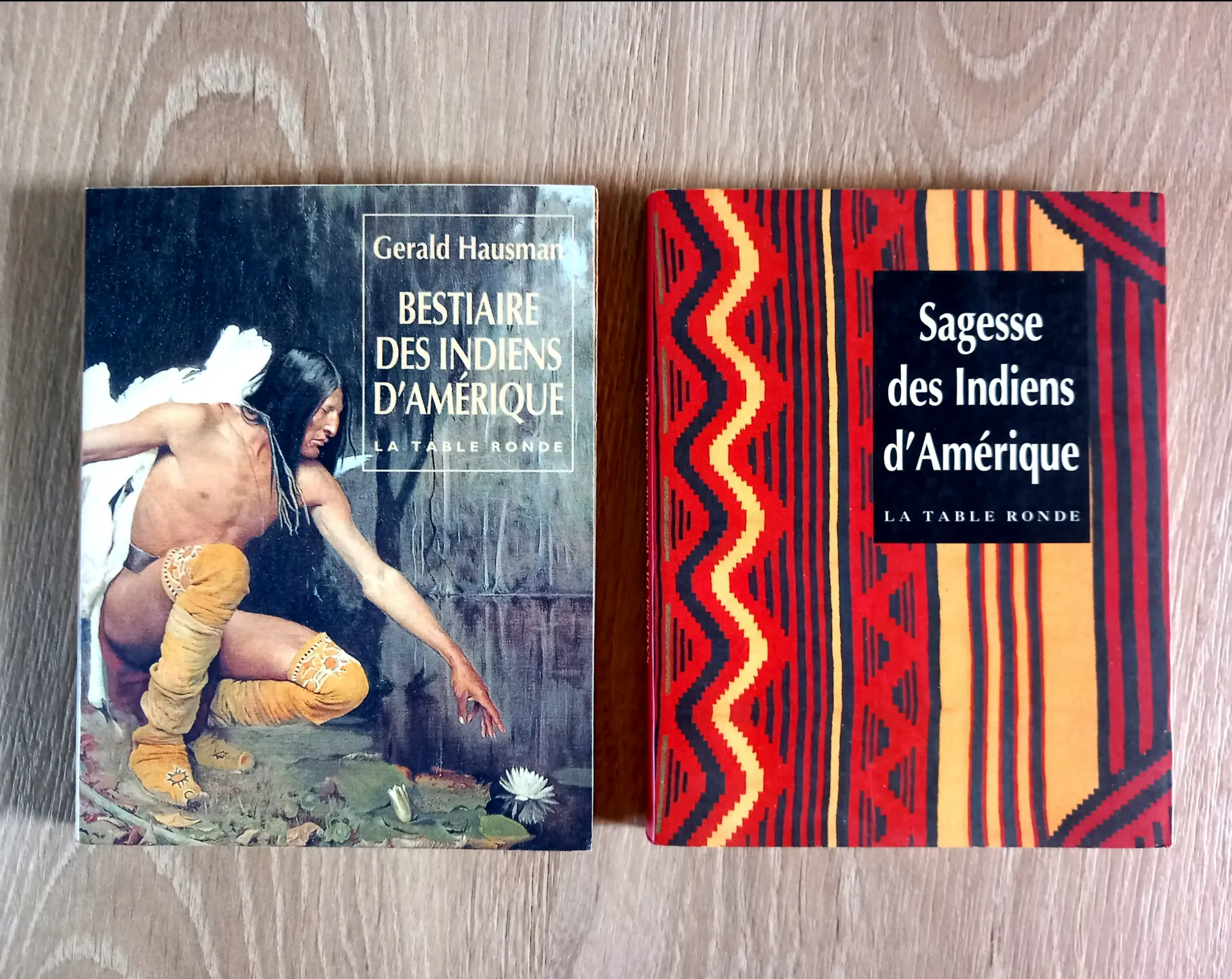 Lot : Sagesse des Indiens d'Amérique (J. Bruchac) + Bestiaire des Indiens d'Amérique (G. Hausman)