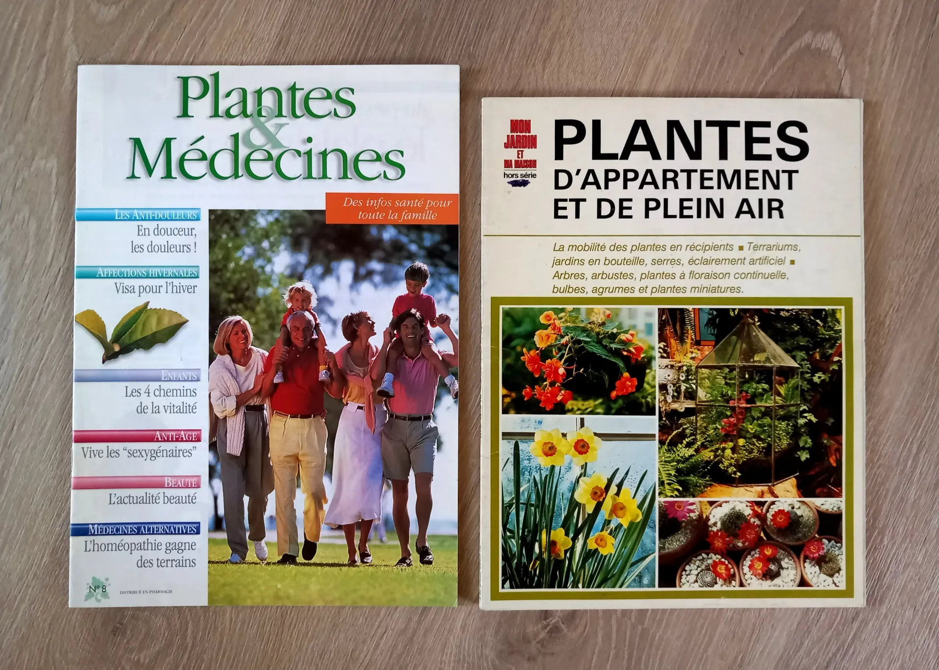 Lot : 2 magazines sur les plantes