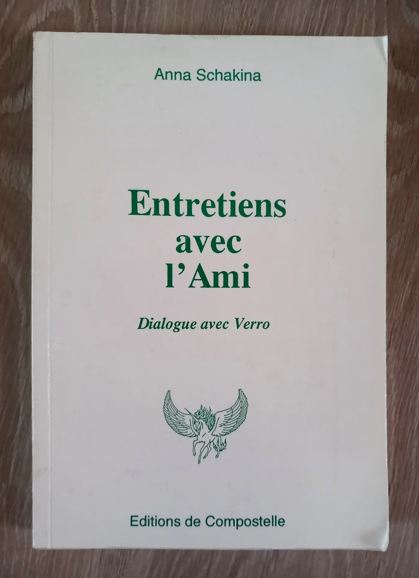 Entretiens avec l'ami, dialogue avec Verro (Anna Schakina)